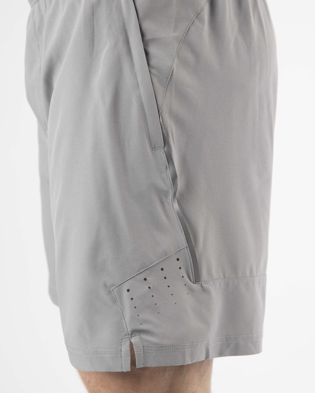 V2 6" Athletic Shorts ~ Silver